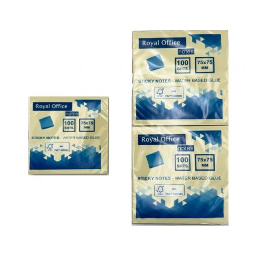 POST IT 76X76 ROYALOFFICE 100FG 63GR FSC BLISTERATI SINGOLI